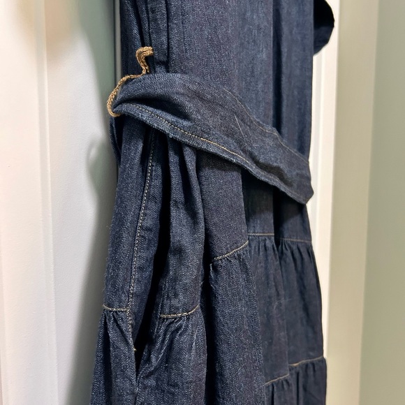 Lauren Ralph Lauren Women's Belted Denim Tiered Shirtdress 22W - Picture 10 of 13